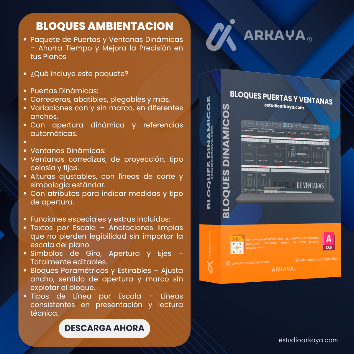 Paquete Bloques Dinamicos