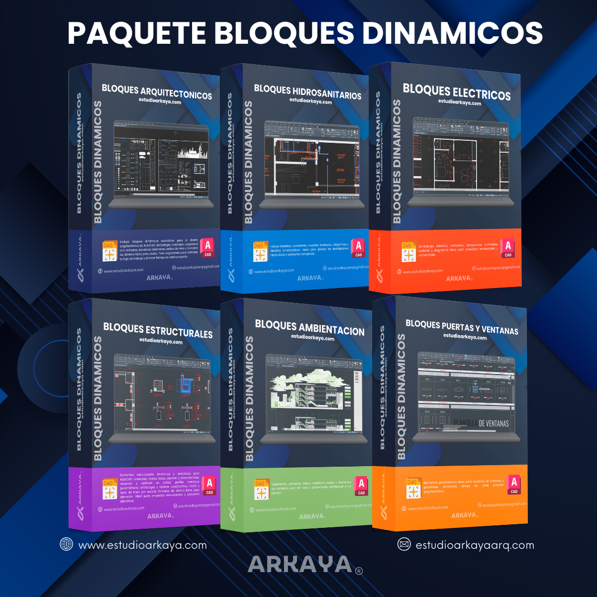 Paquete Bloques Dinamicos